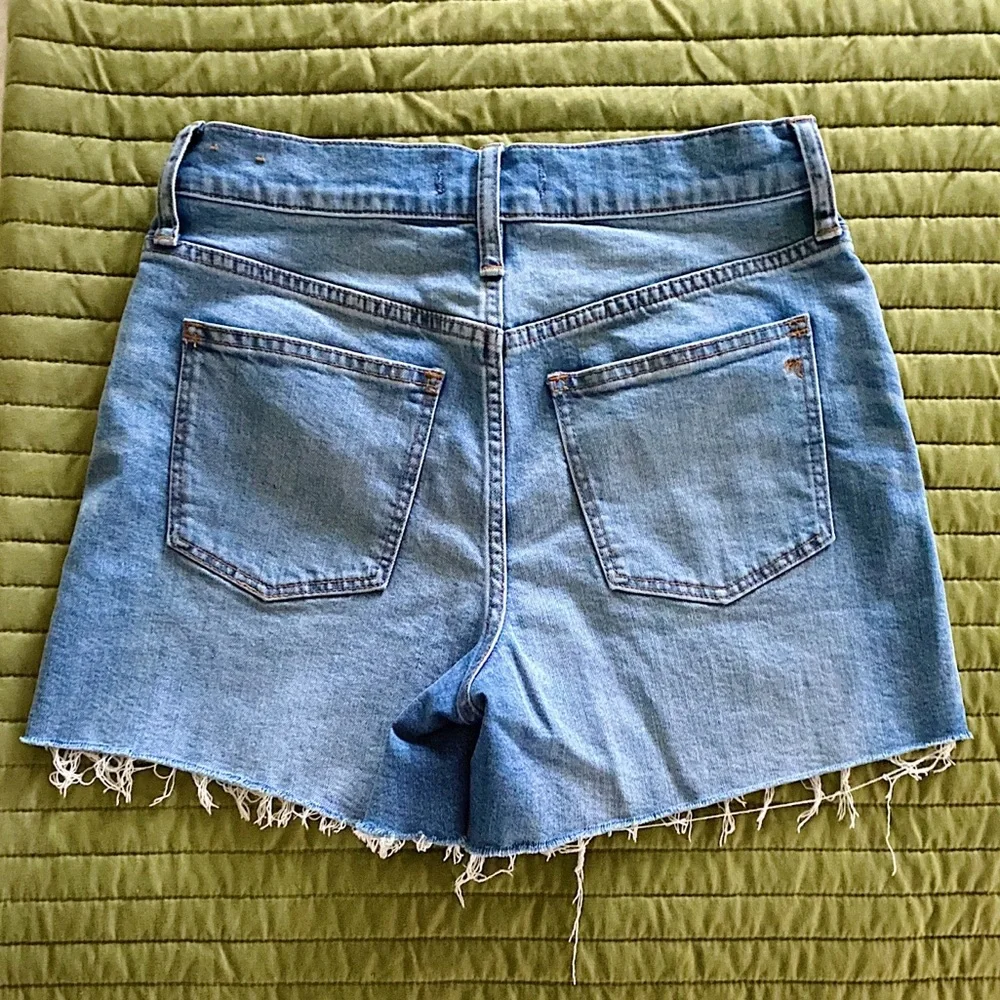 Madewell fringe Button Fly Shorts